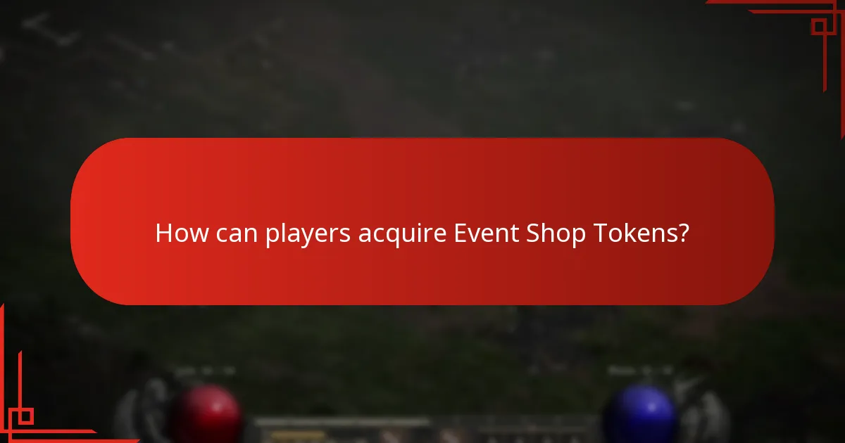 How can players acquire Event Shop Tokens?