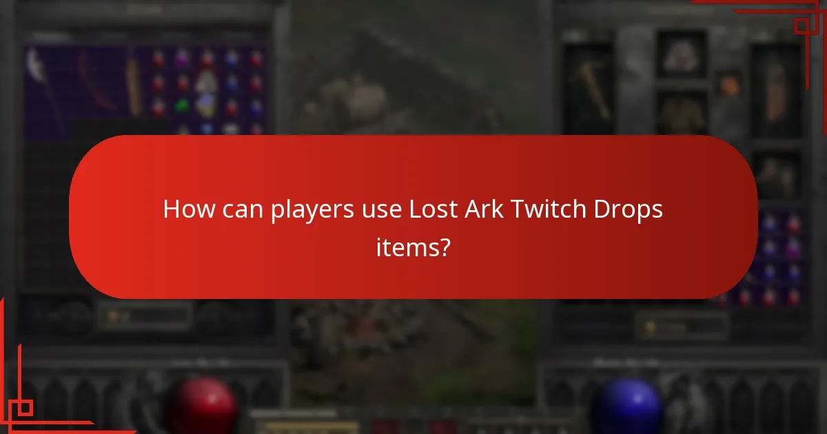 What is the rarity classification of Lost Ark Twitch Drops items?