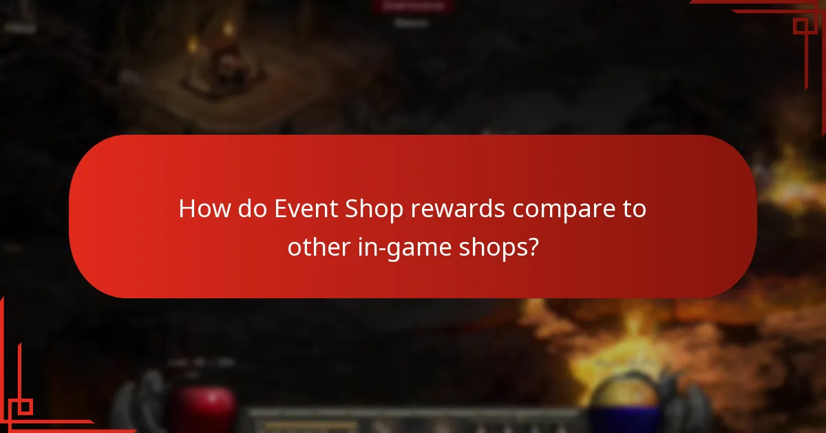 Which items should players prioritise in the Event Shop?