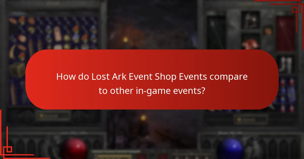 How can players participate in Lost Ark Event Shop Events?