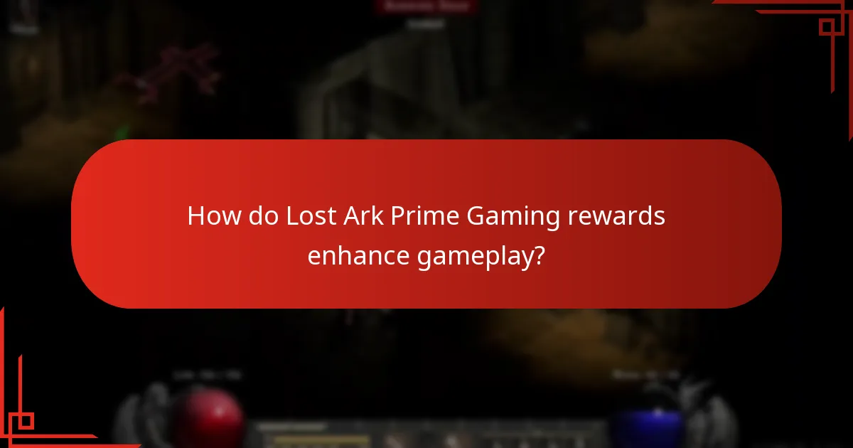 What are the current and upcoming Lost Ark Prime Gaming rewards?