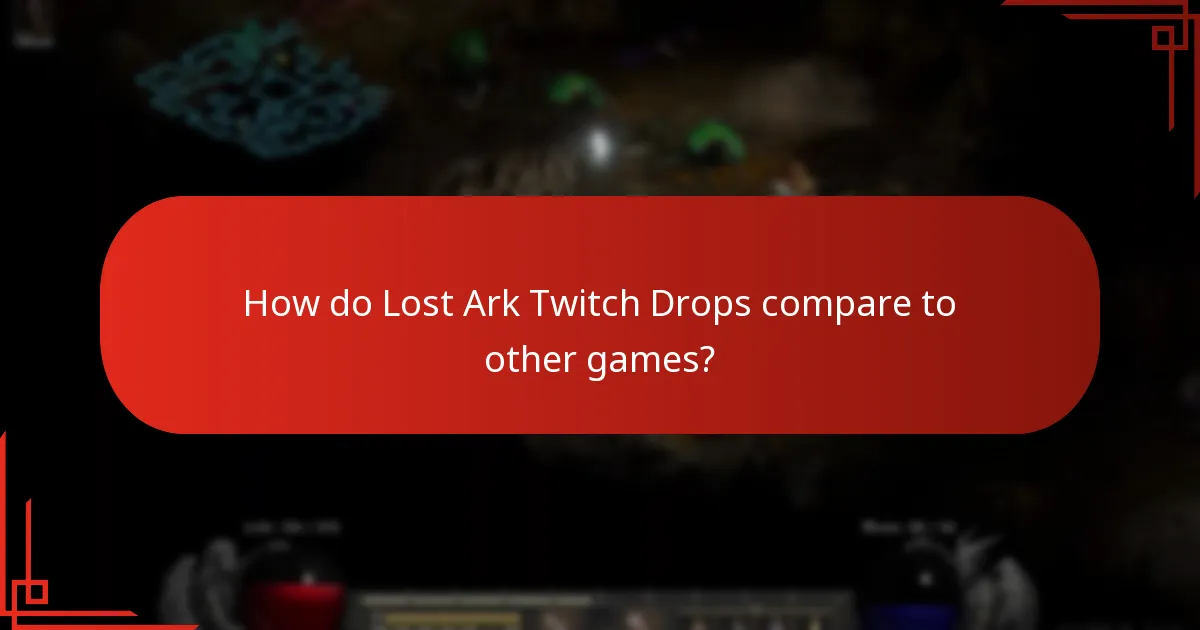 What trends have emerged from Lost Ark Twitch Drops?