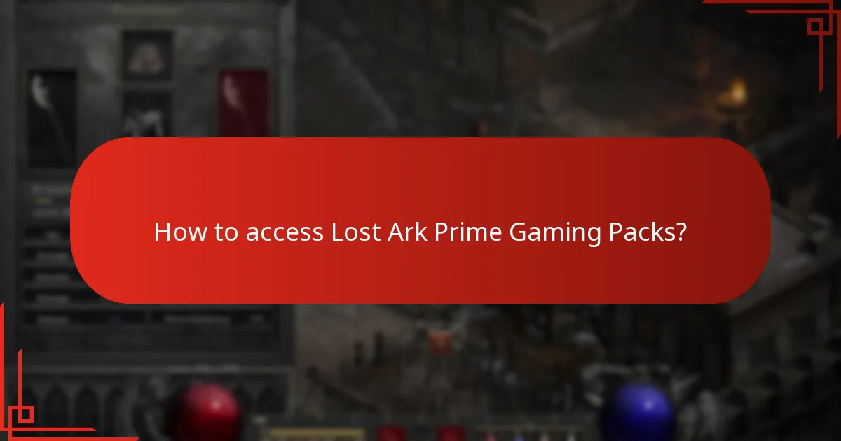 How do Lost Ark Prime Gaming Packs compare to each other?