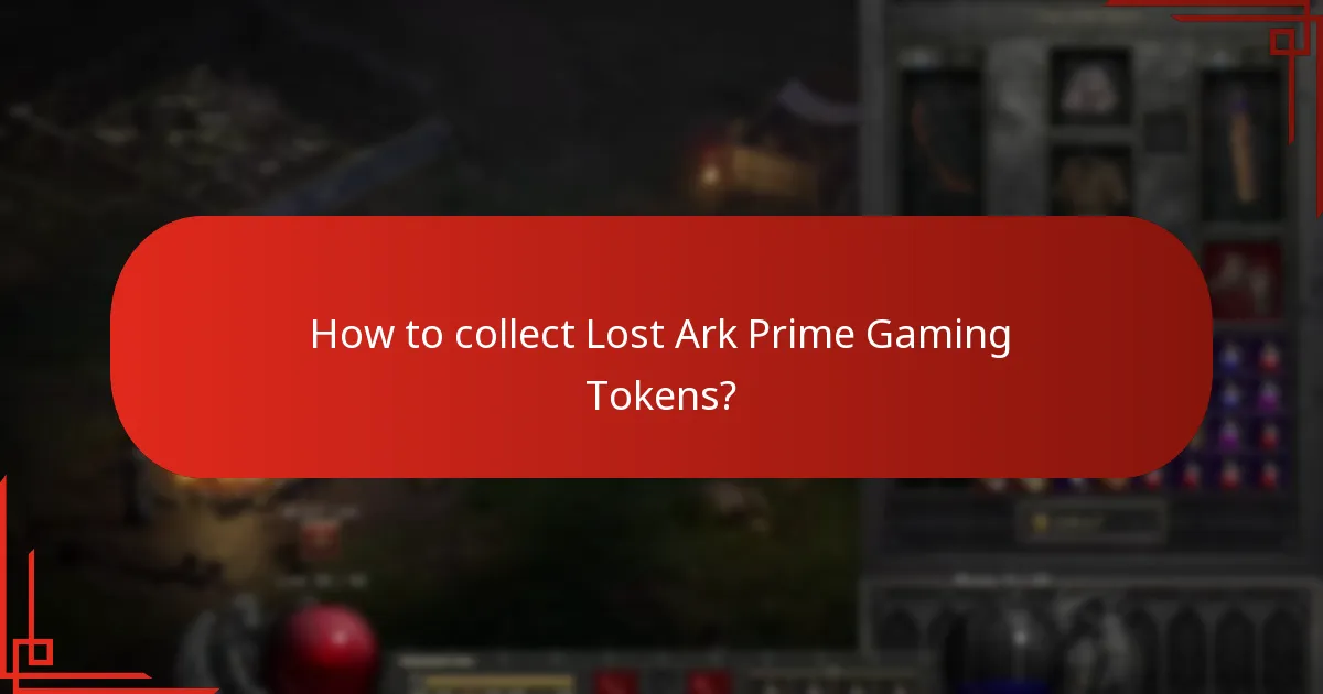 How to use Lost Ark Prime Gaming Tokens?