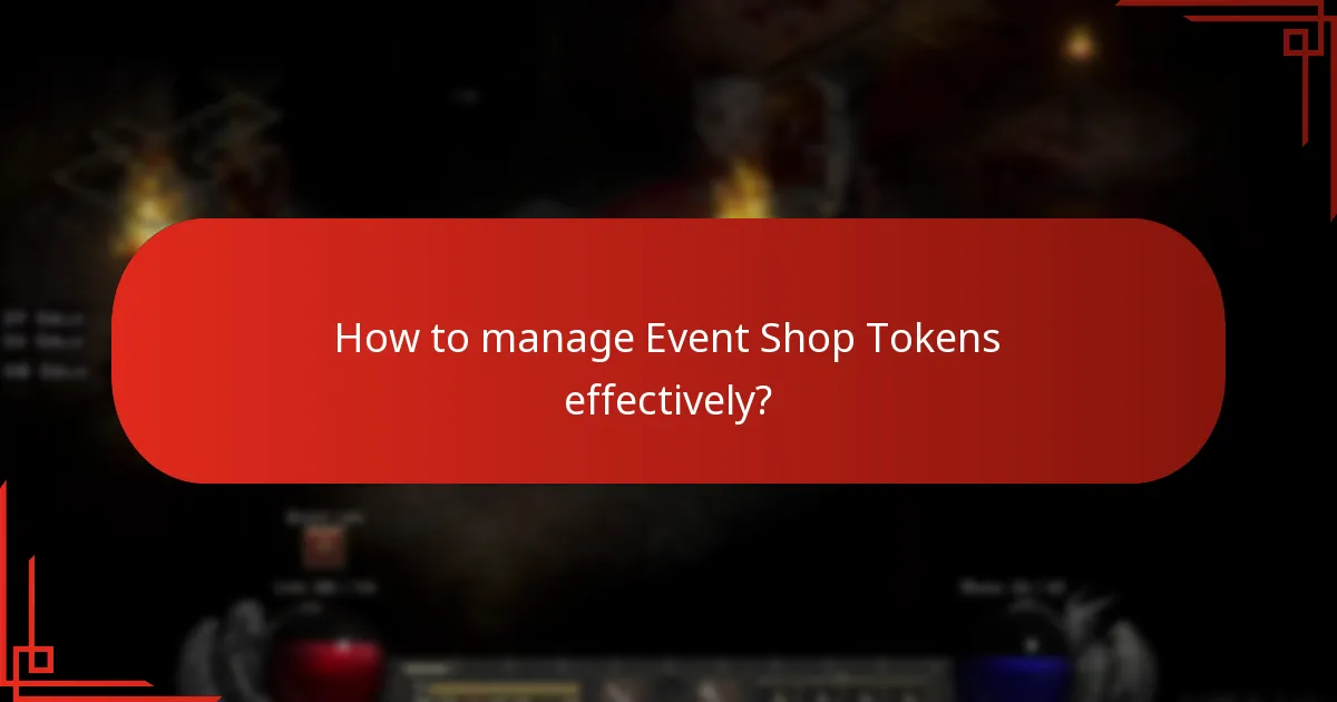 How to redeem Event Shop Tokens?