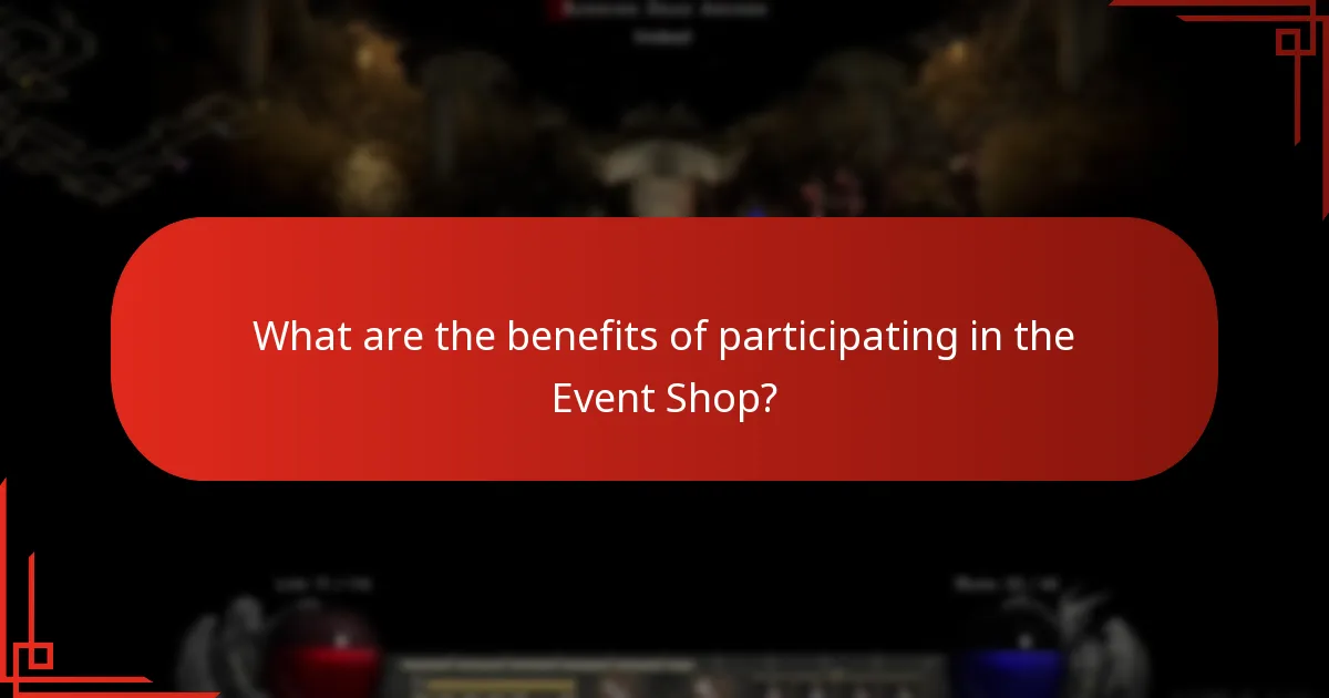 What tips can enhance participation in the Event Shop?