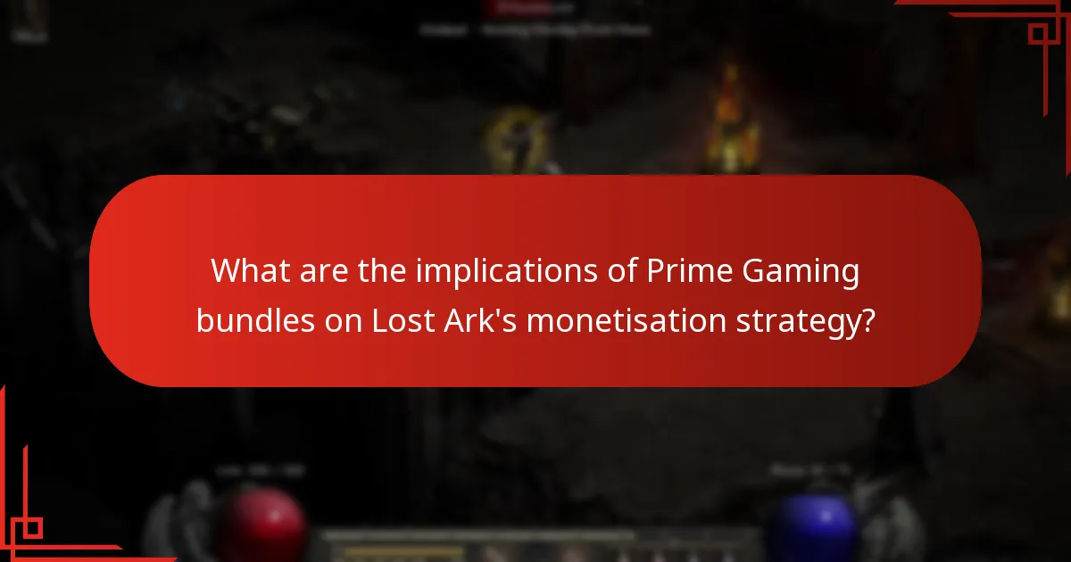 Which Prime Gaming bundles have been the most popular among Lost Ark players?