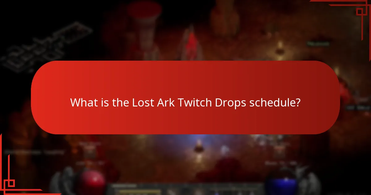 What are the benefits of participating in Lost Ark Twitch Drops?